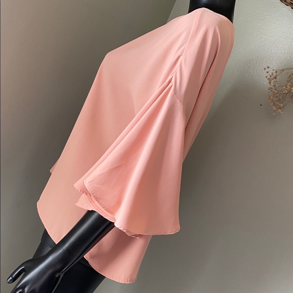 Catherine Malandrino Soft Coral Blouse - Picture 5 of 9